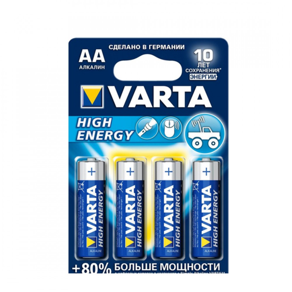 VARTA AA HIGH ENERGY 4LU BATAREYA