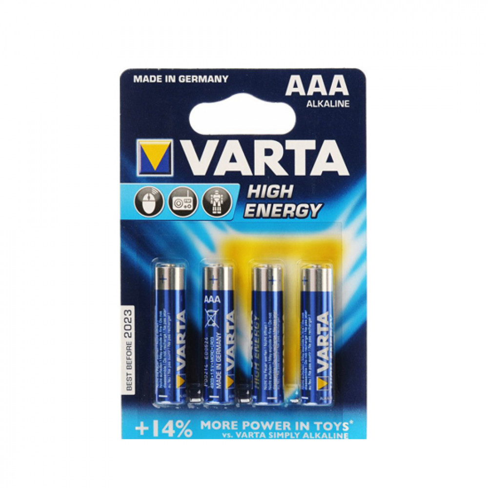 VARTA AAA HIGH ENERGY 4LU BATAREYA