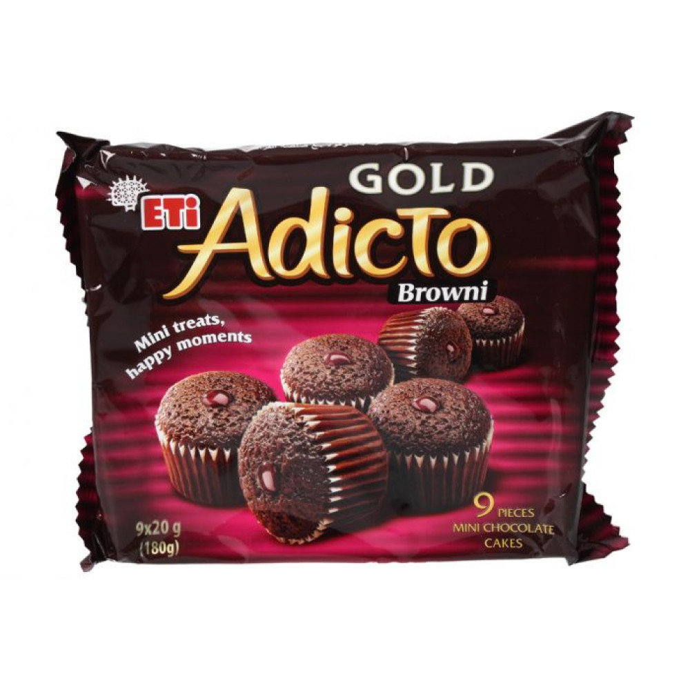 ETI 9X20GR ADICTO KEKS ALBALI BROWNI