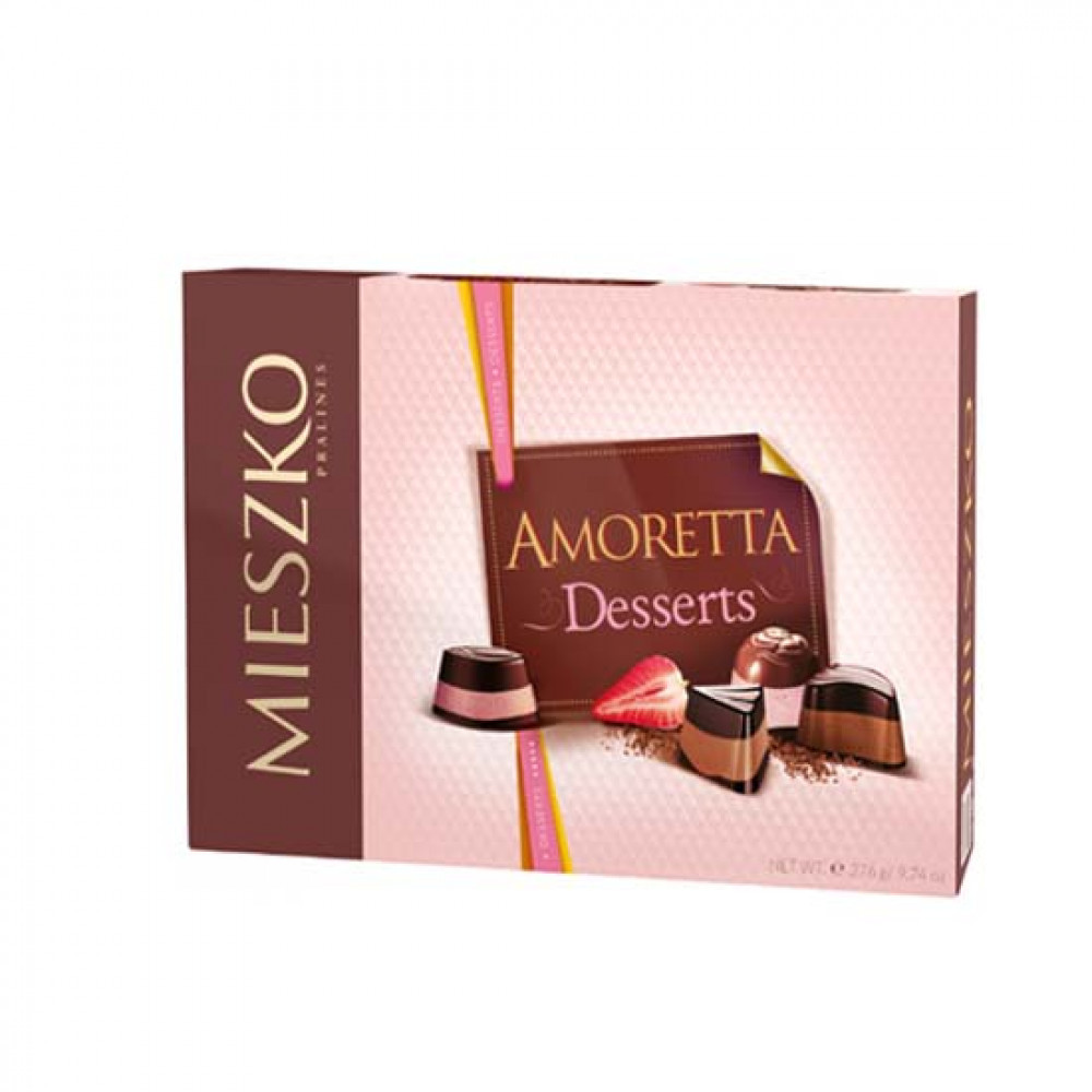 MIESZKO 280GR AMORETTA DESSERTS SOKOLAD QUTU