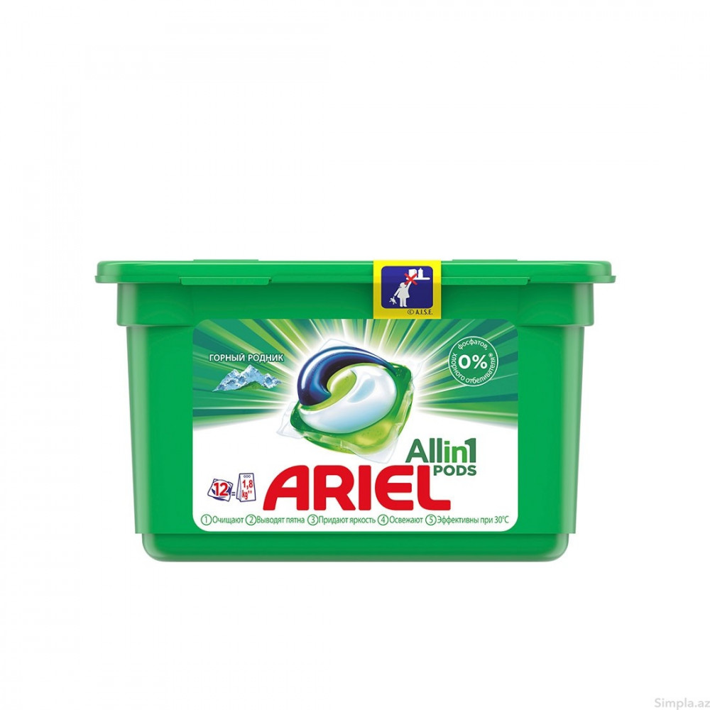ARIEL 324GR KAPSUL 12-LI AG