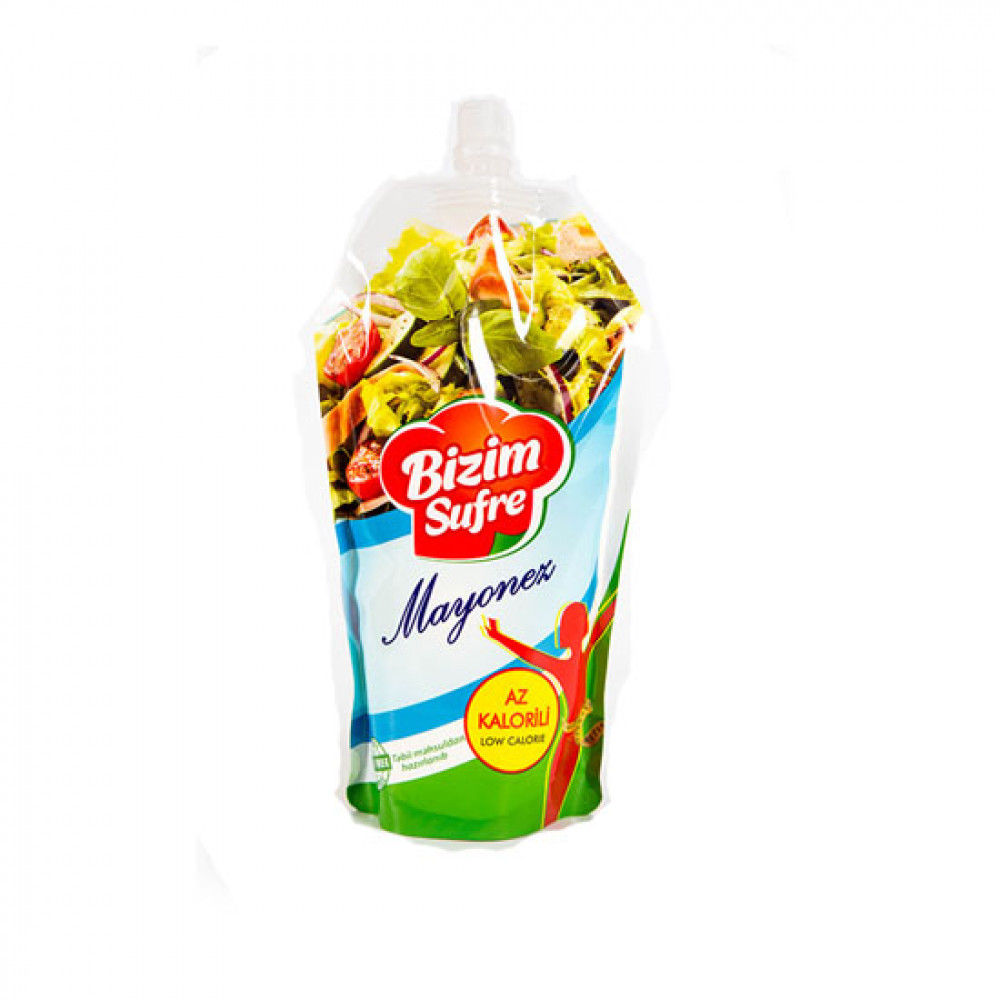 BIZIM SUFRE 400ML MAYONEZ AZ KALORILI PAKET