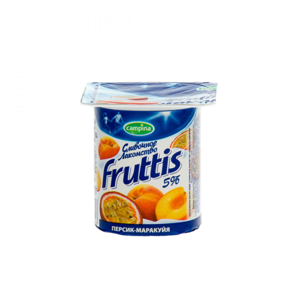 CAMPINA 115GR FRUTTIS YOQURT 5% SAFTALI-MARAKUYA