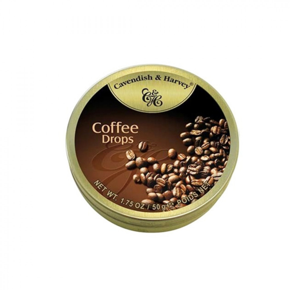 CAVENDISH&HARVEY 50GR MANPASI COFFEE DROPS D/Q