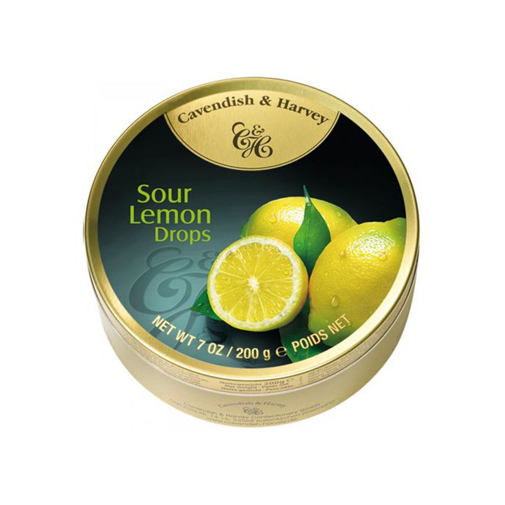 CAVENDISH&HARVEY 200GR MANPASI LEMON DROPS D/Q