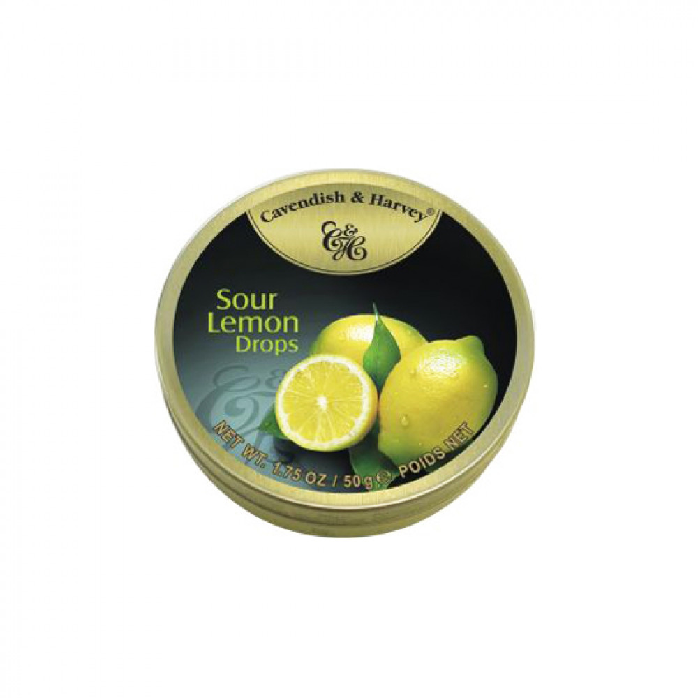 CAVENDISH&HARVEY 50GR MANPASI LEMON DROPS D/Q