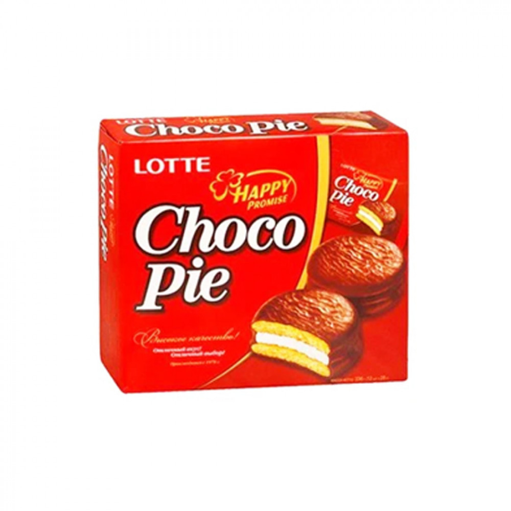 LOTTE CHOCO PIE 336GR KAKAO PECENYE QUTU