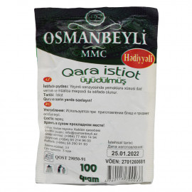 OSMANBEYLI 100GR QARA ISTIOT UYUDULMUS POSET