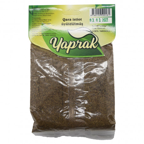YAPRAK 15GR QARA ISTIOT UYUDULMUS PAKET
