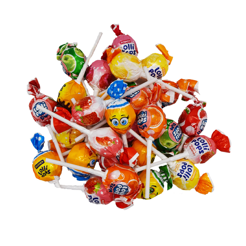 KARAMEL ROSHEN LOLLI POPS KOKTEYL/YOGURT KG