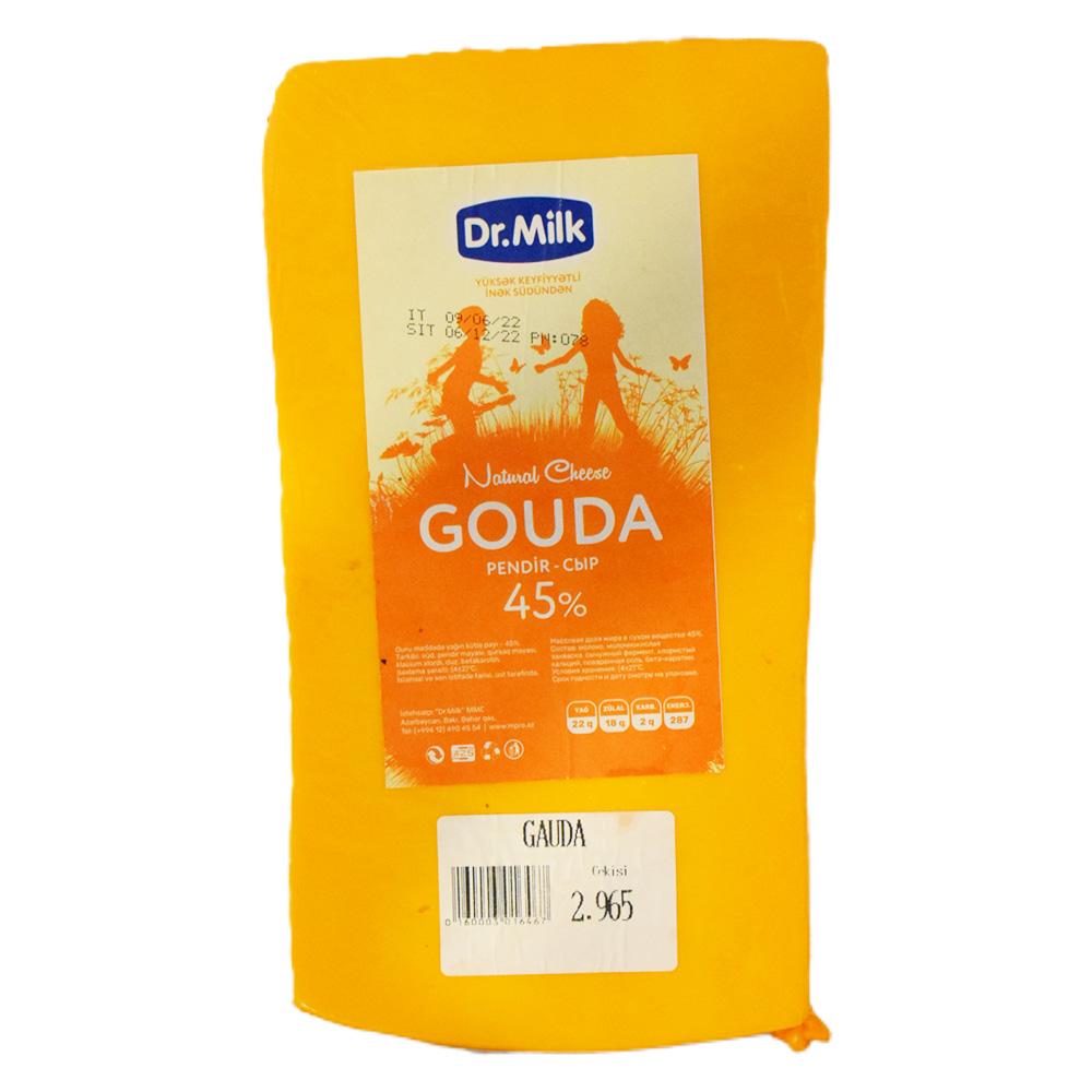 PENDIR DR.MILK GOUDA (CASPINA) KG