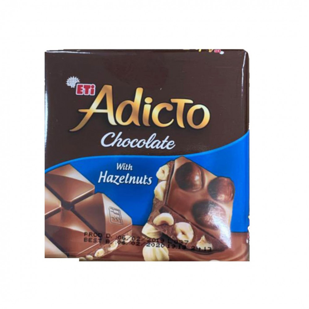 ETI 70GR ADICTO WITH HAZELNUTS PLITKA SOKOLAD