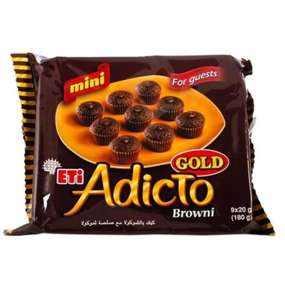 ETI 9X20GR ADICTO KEKS SOKOLADLI GOLD