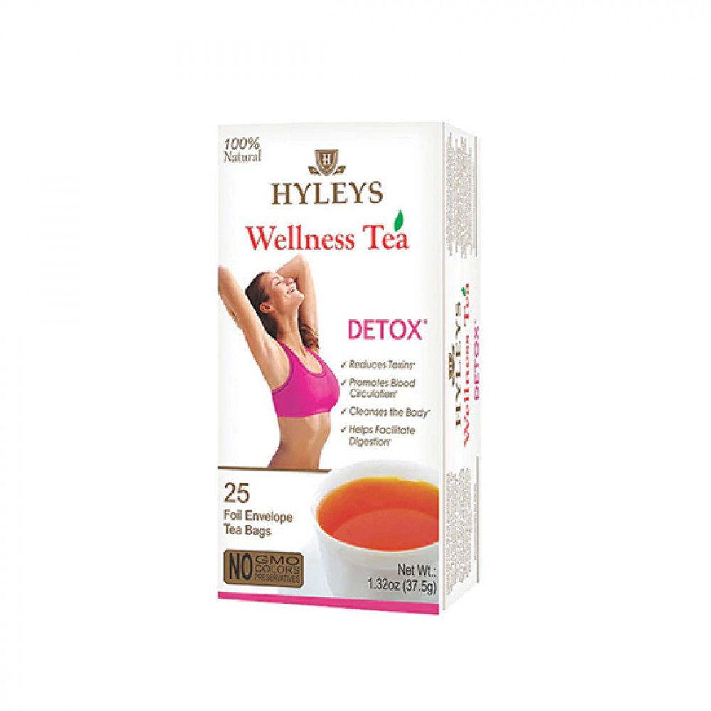 HYLEYS 25x1.5GR WELLNESS TEA DETOX QUTU