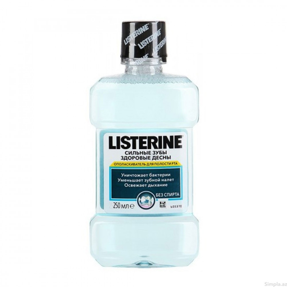 LISTERINE 250ML AGIZ YAXALAYICISI ZDOROVIE DESENI