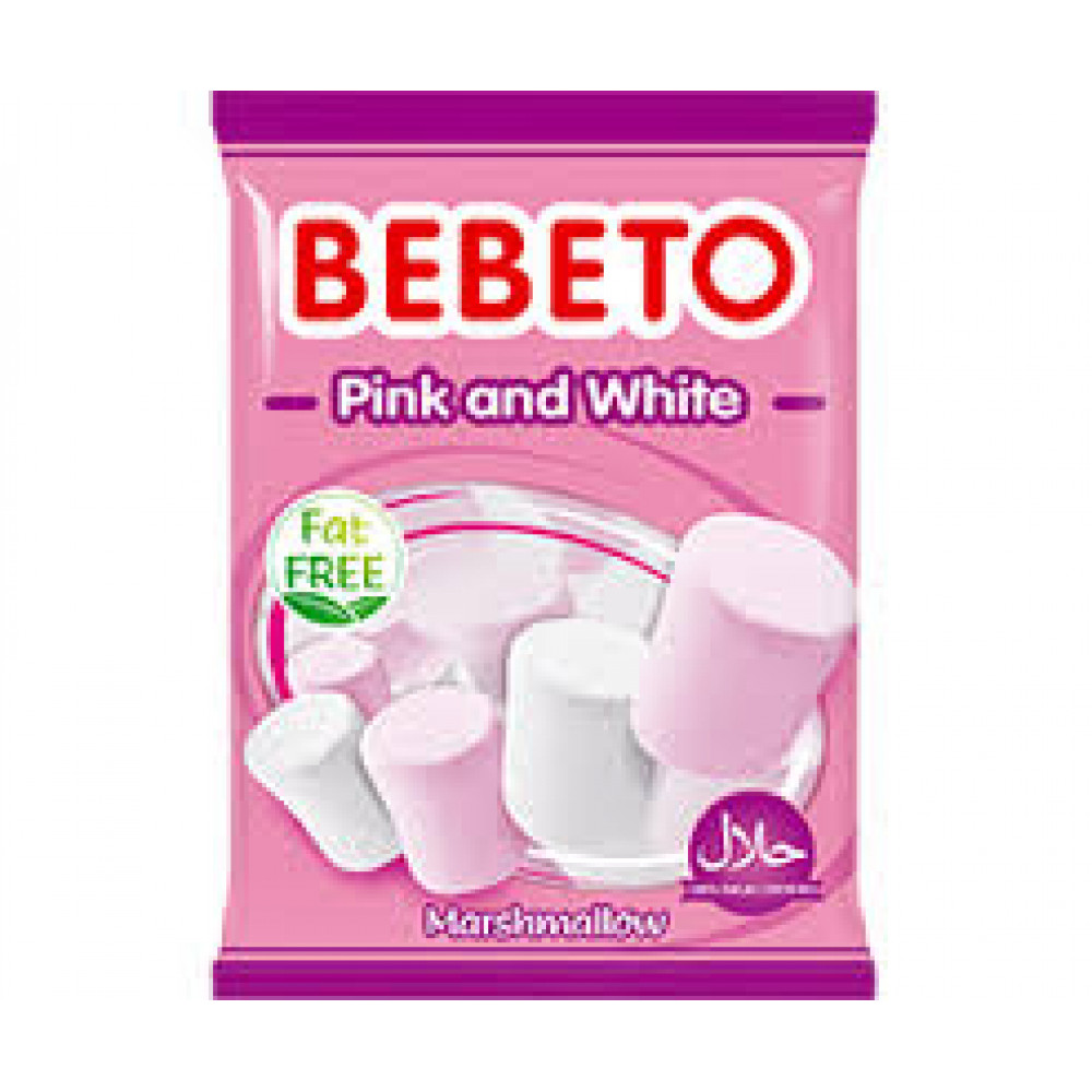 BEBETO 135GR MARSHMALLOW PINK AND WHITE