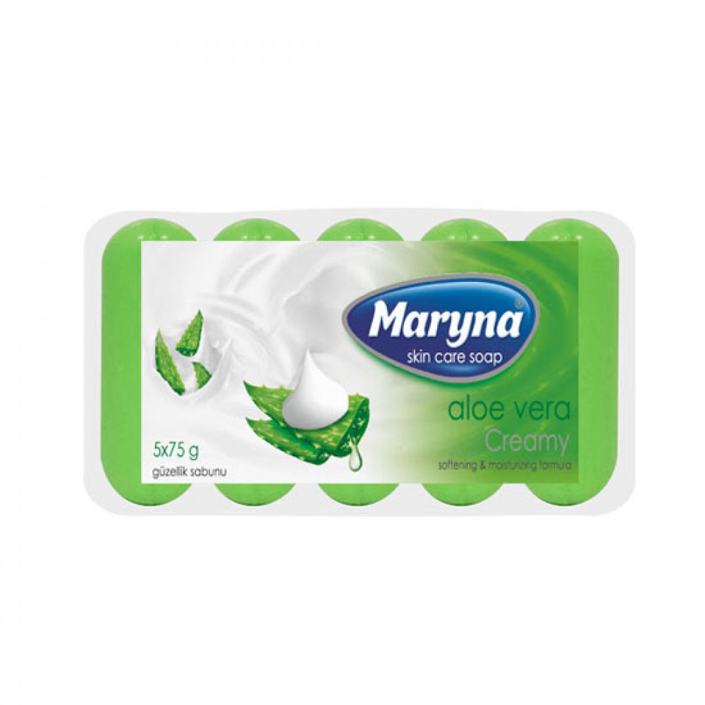 MARYNA 75GR 5LI SABUN ALOE VERA CREAMY