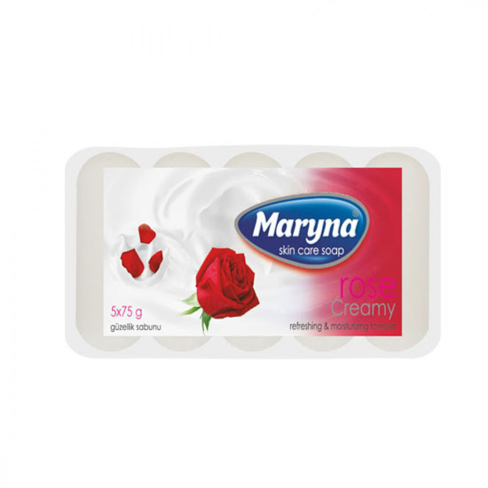 MARYNA 75GR 5LI SABUN ROSE CREAMY