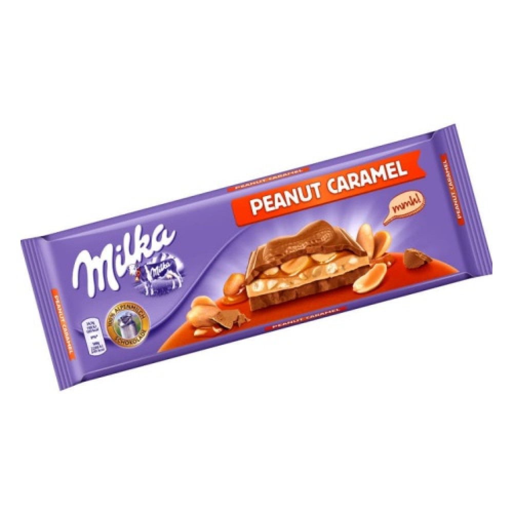 MILKA 276GR SOKOLAD & PEANUT CARAMEL PLITKA