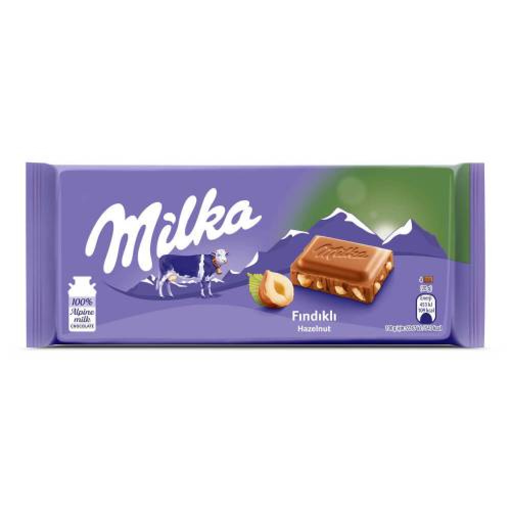 MILKA 110GR SUDLU FINDIQLI SOKOLAD QUTU