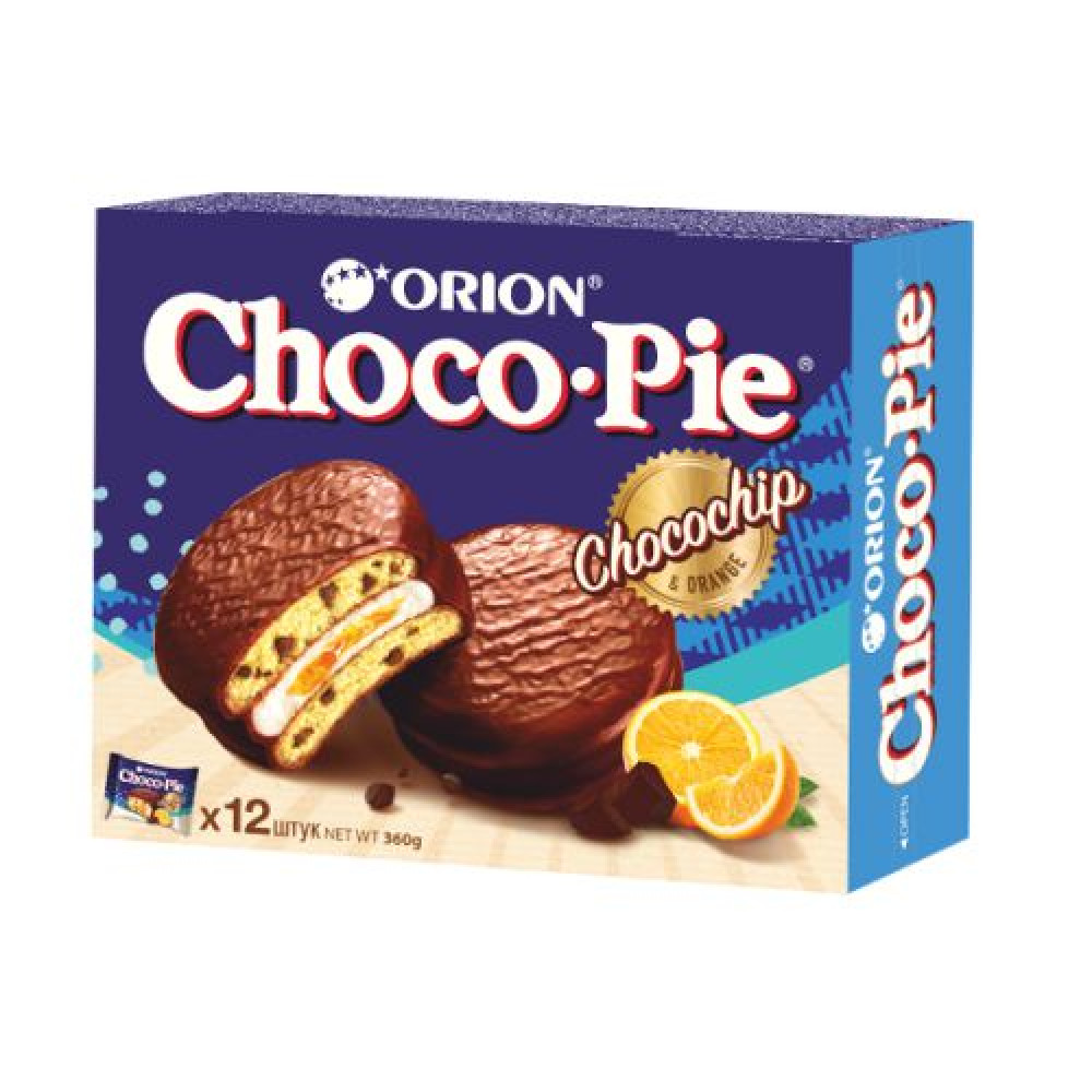 ORION 360GR CHOCO-PIE APELSIN PECENYE QUTU