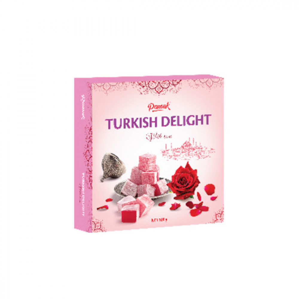 PAMUK 100GR LOKUM QIZILGULLU QUTU