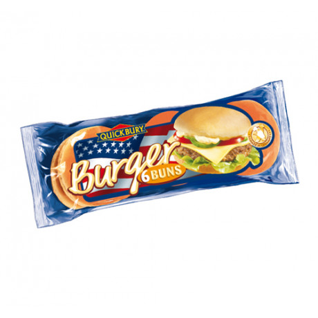 QUICKBURY 300GR 6-LI HAMBURGER BUNS