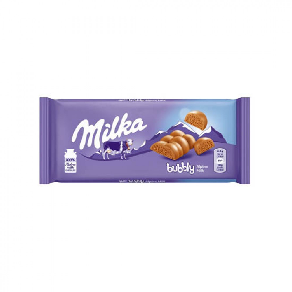 MILKA 80GR BUBBLES SOKOLAD SUDLU PLITKA
