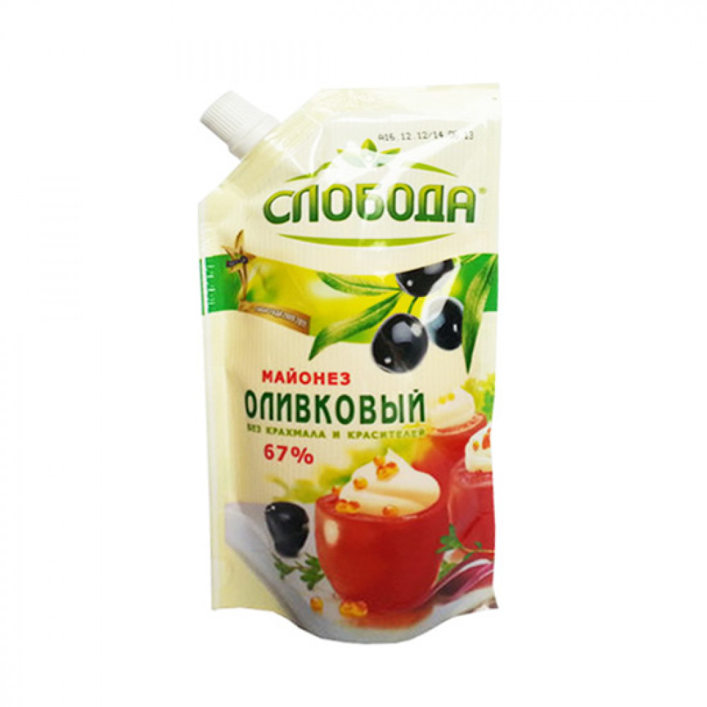 SLOBODA 400ML MAYONEZ OLIVKOVIY 67%