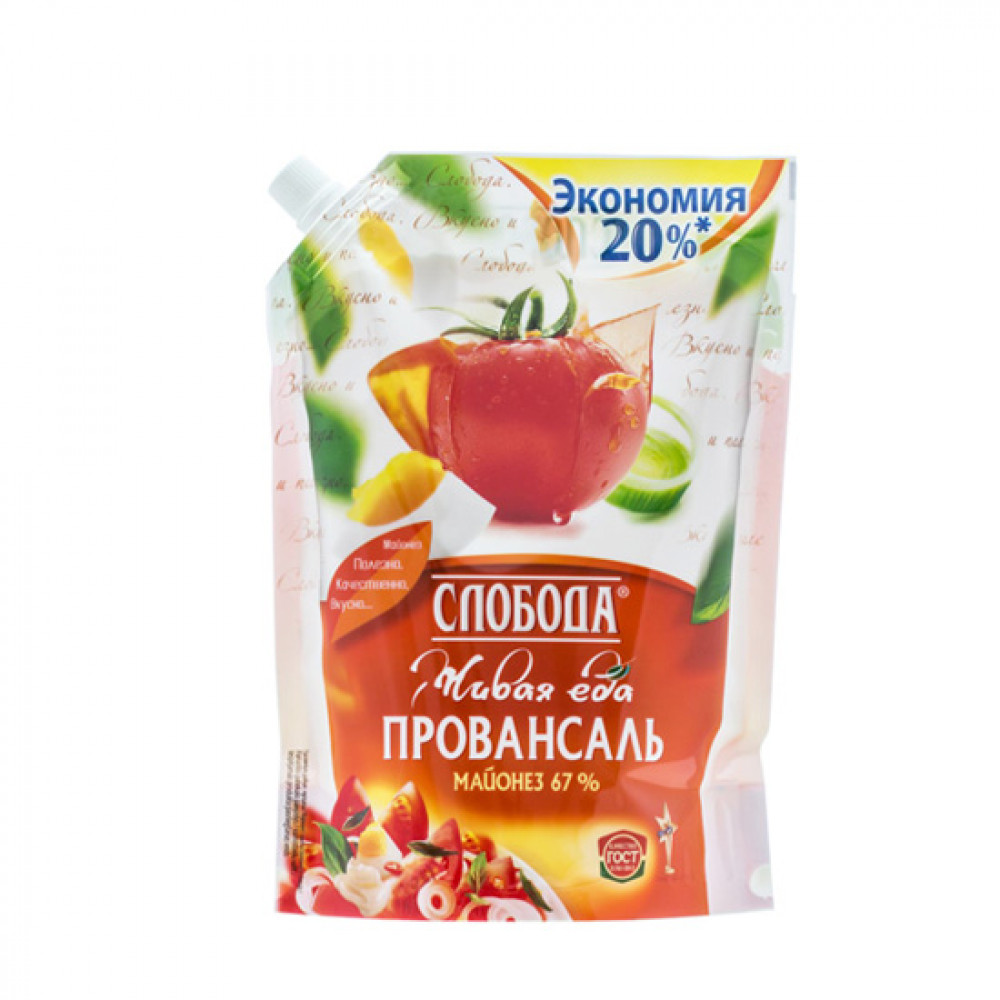 SLOBODA 800ML MAYONEZ PROVANSAL 67%