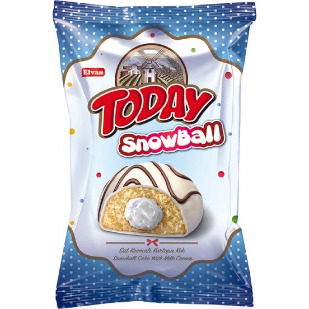 ELVAN 50GR TODAY SNOWBALL KEKS SUDLU