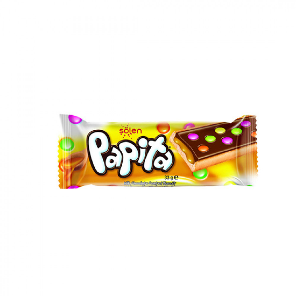 SOLEN 33GR PAPITA SOKOLAD KARAMELLI