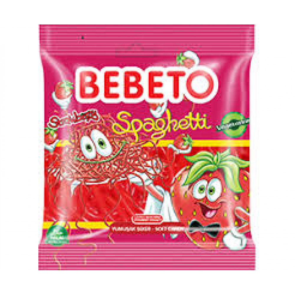 BEBETO 80GR JELEBON CIYELEKLI SPAGHETTI