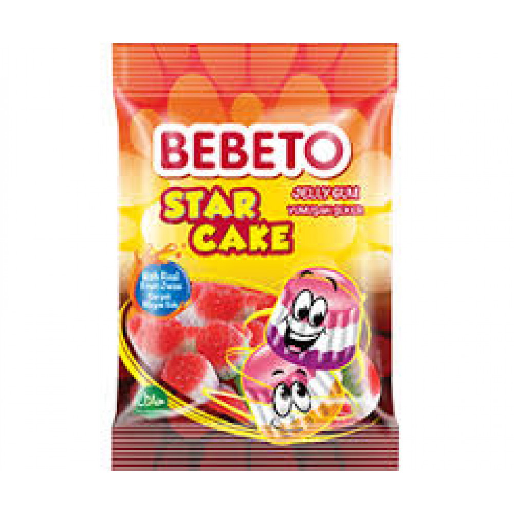 BEBETO 35GR JELEBON STAR CAKE