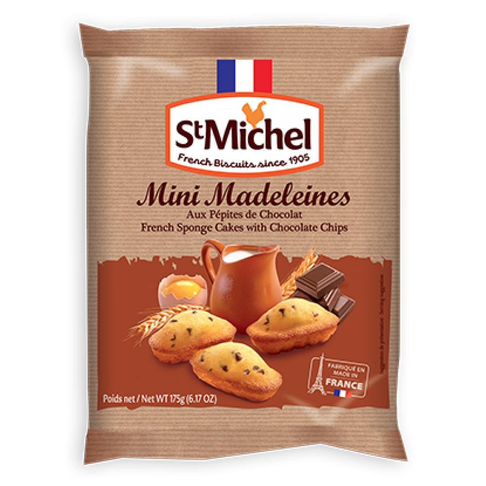 STMICHEL 175GR MINI MADELEINES KEKS CHOCOLAT