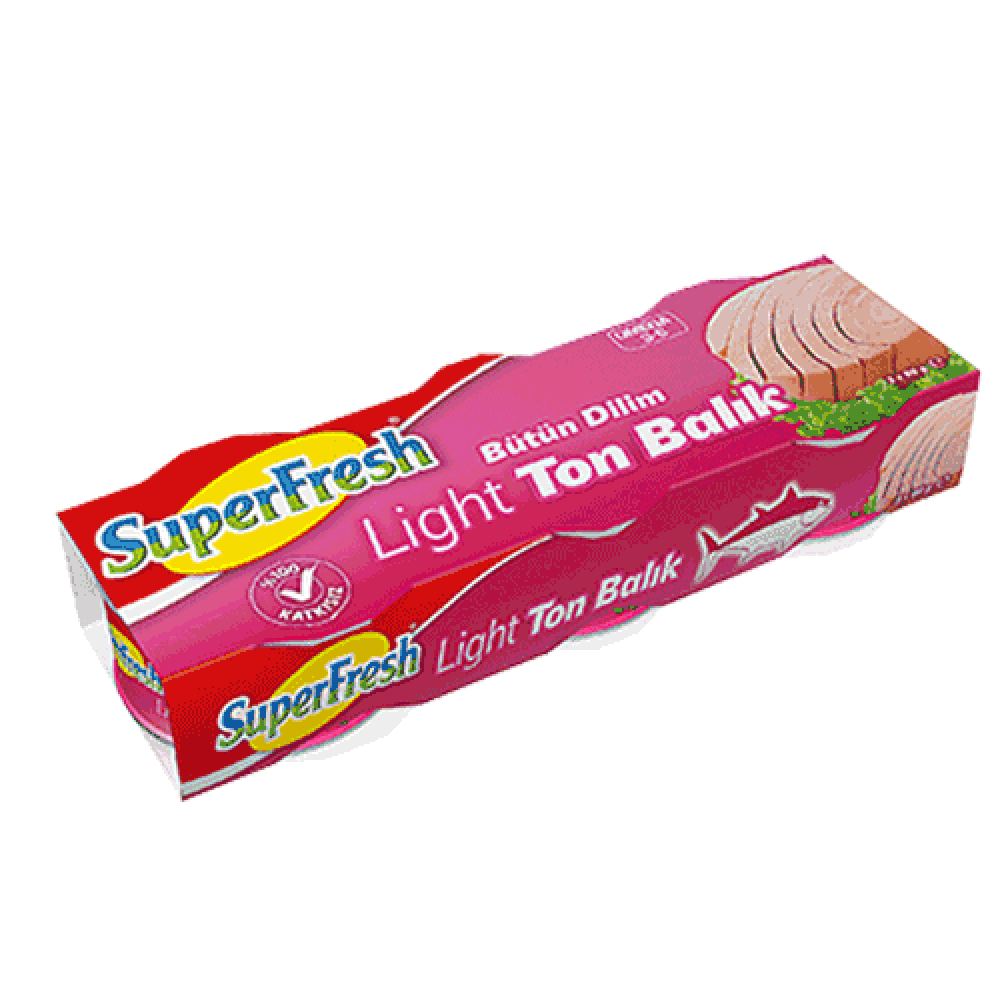 SUPER FRESH 3X75GR TON BALIGI LIGHT BUTUN DILIM