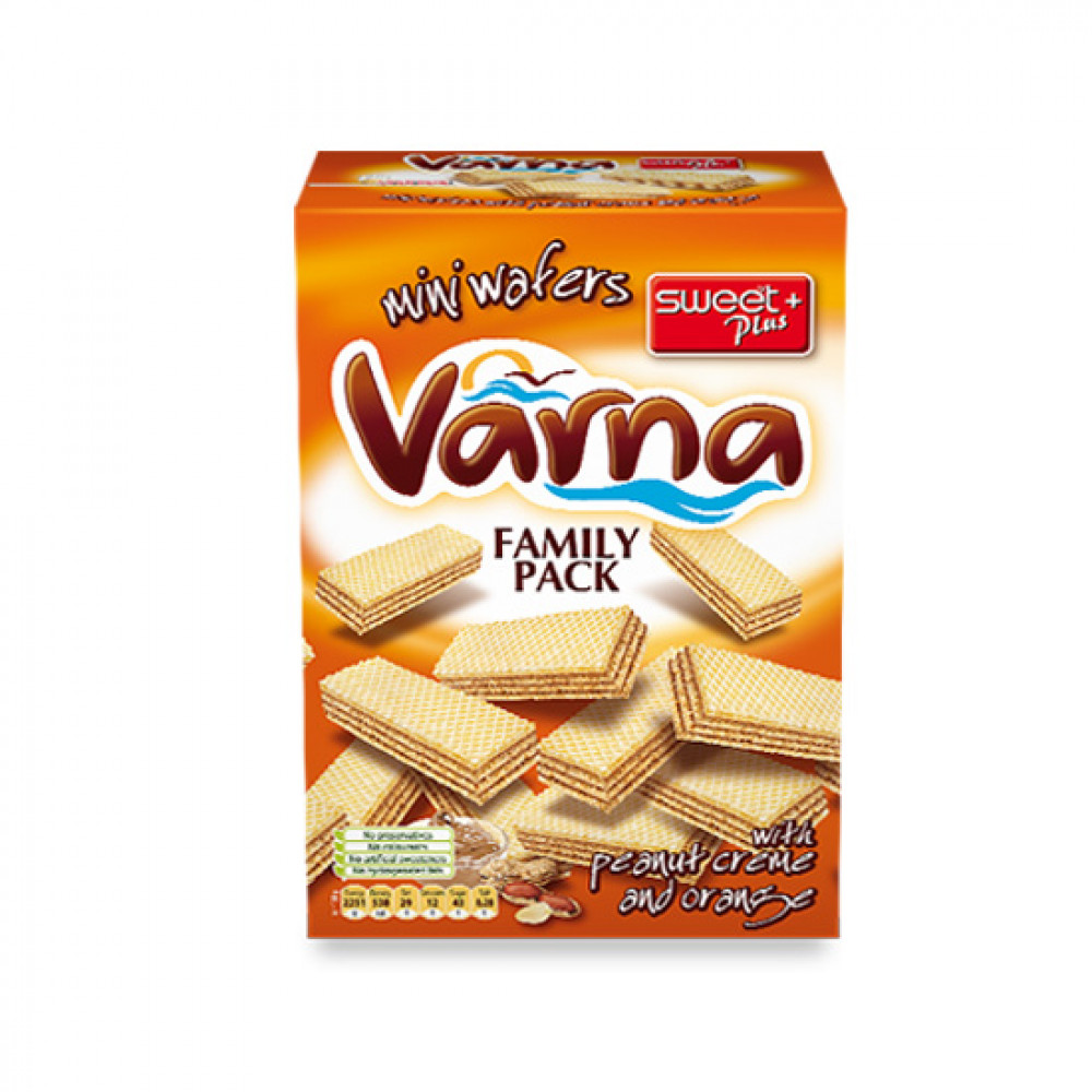 SWEET PLUS 280GR VAFLI PEANUT AND ORANGE QUTU