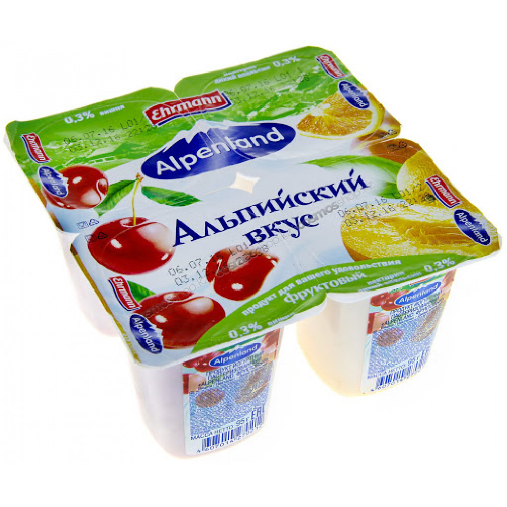 EHRMANN 95GR ALPENLAND YOQURT 0.3% ALBALI