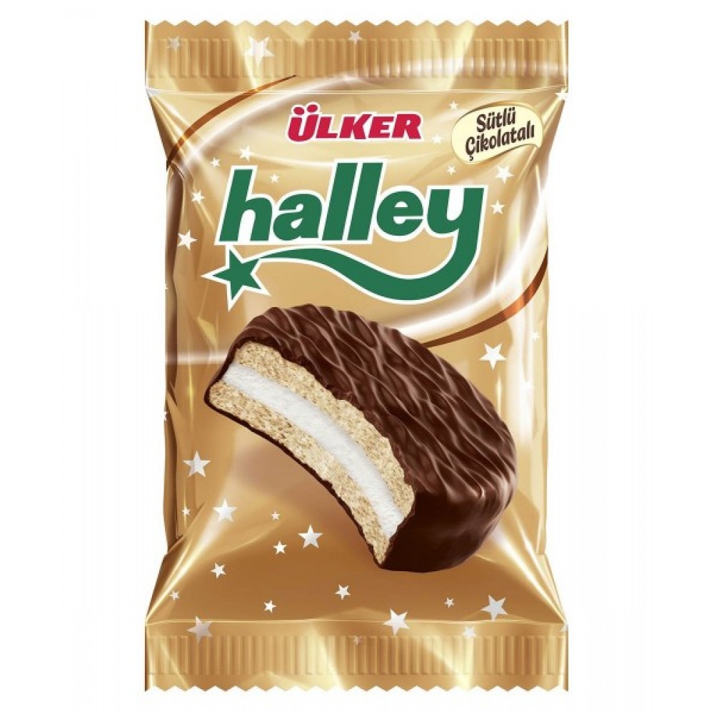 ULKER 28GR CIKOLATALI HALLEY PECENYE