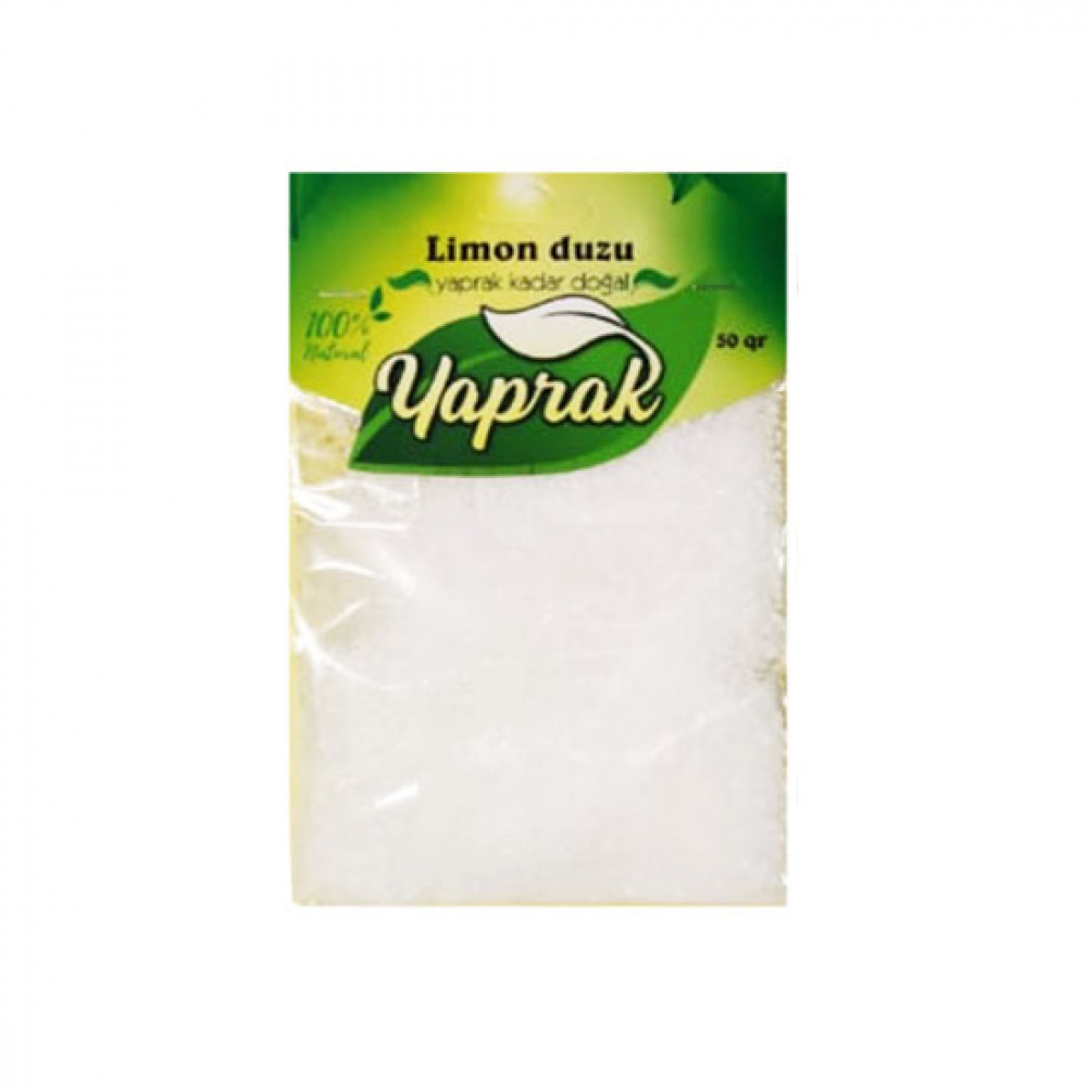 YAPRAK 50GR LIMON DUZU PAKET