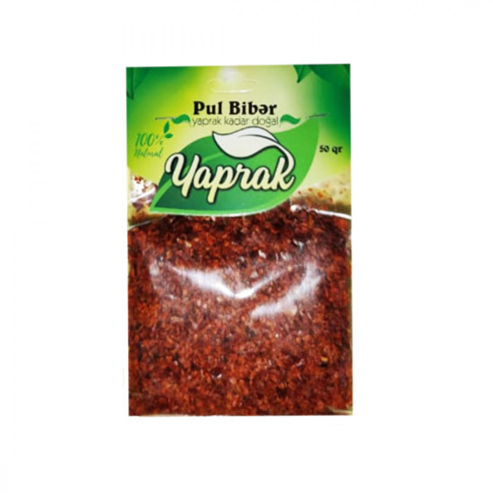 YAPRAK 50GR PUL BIBER PAKET