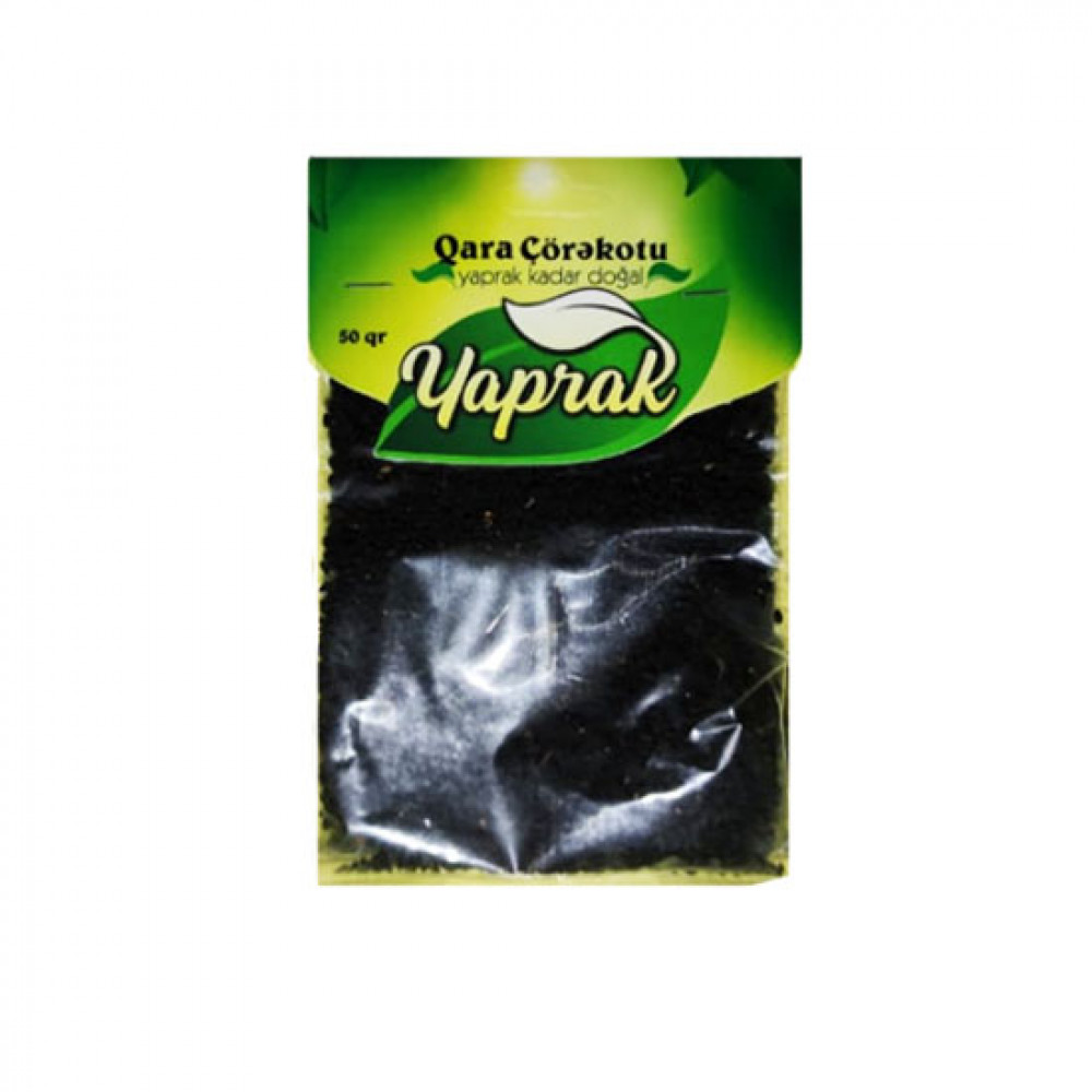 YAPRAK 50GR COREKOTU QARA PAKET