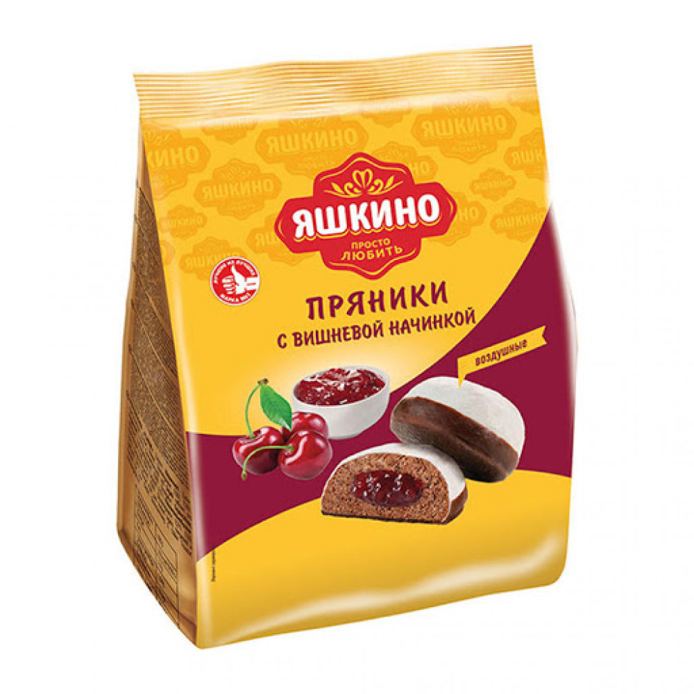 YASHKINO 350GR PRYANIKI VISNEVIE