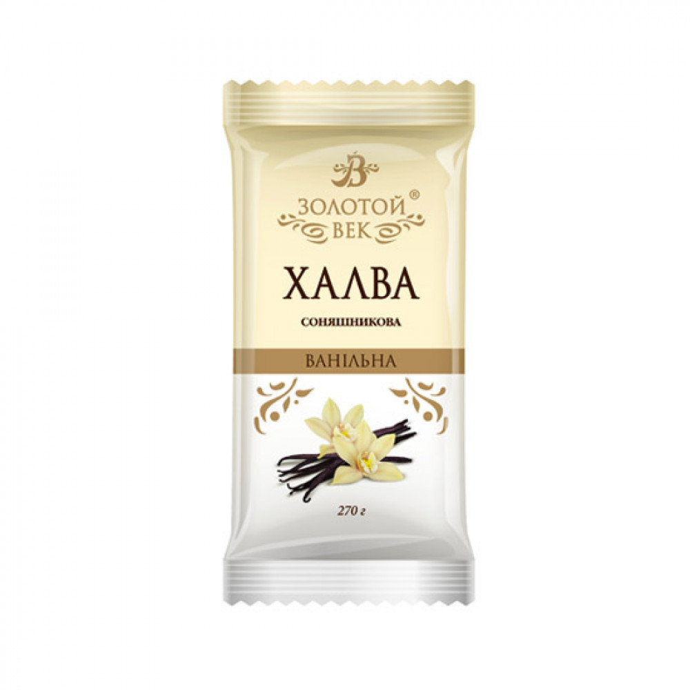 ZOLOTOY VEK 270GR HALVA VANILNAYA