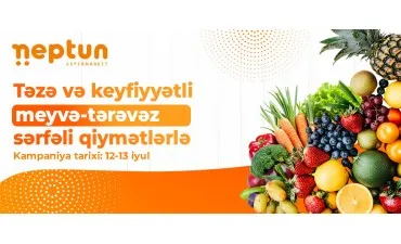 Həftəsonu endirimləri Neptunda!