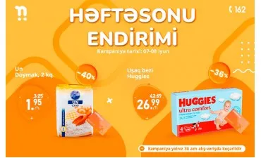Həftəsonu endirimləri Neptunda!