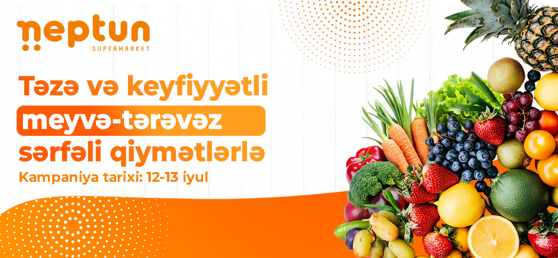 Həftəsonu endirimləri Neptunda!
