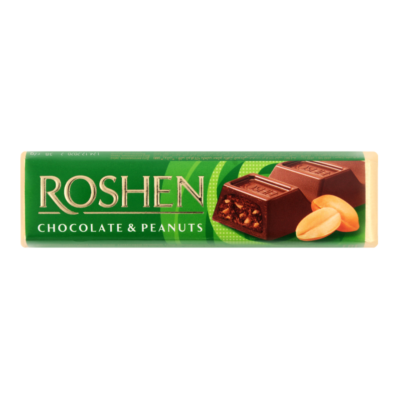 ROSHEN 38GR CHOCOLATE&PEANUTS SOKOLAD