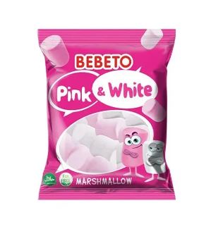 BEBETO 30GR MARSHMALLOW PIMK&WHITE