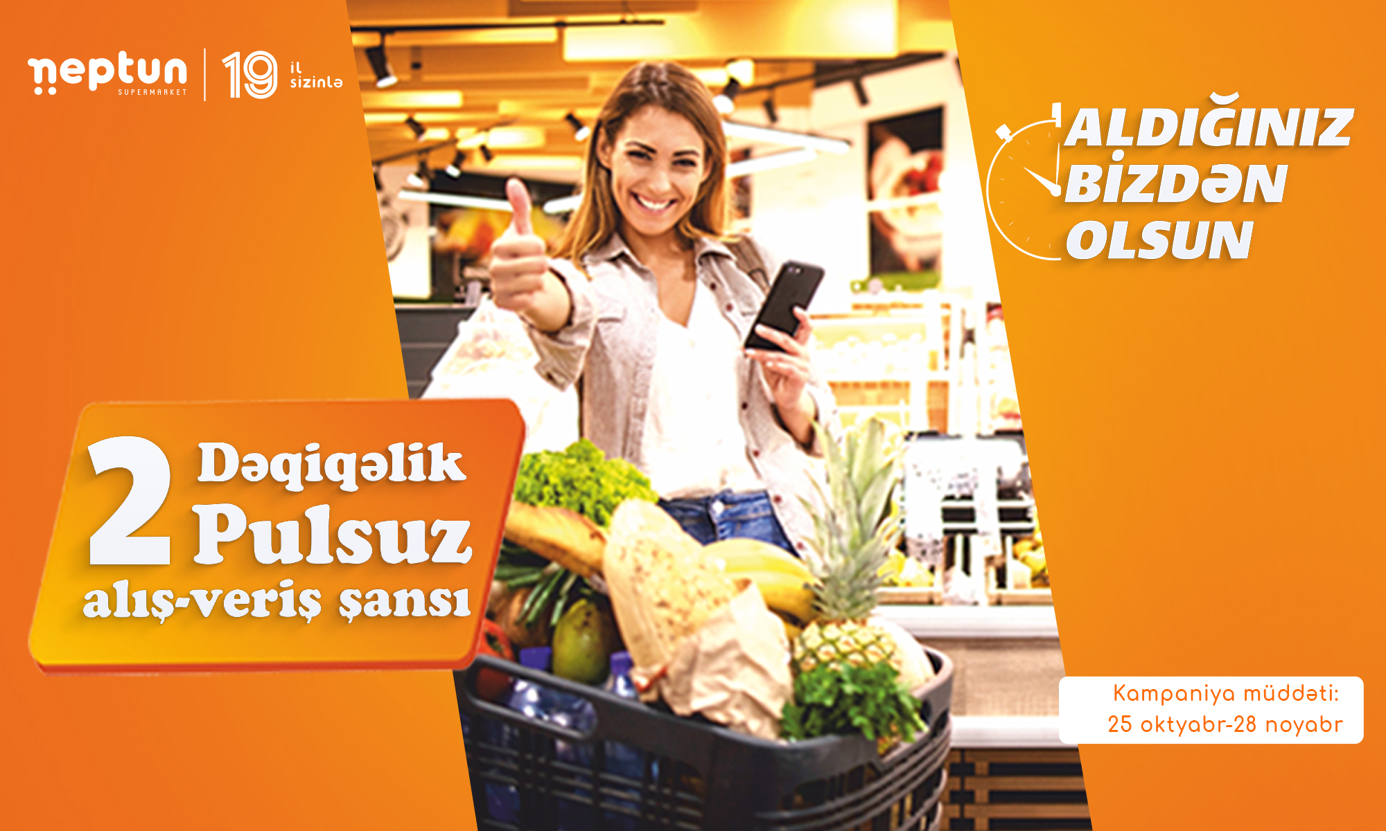 2 dəqiqəlik pulsuz alış-veriş